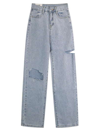 Pantalones Rectos Anchos de Cintura Alta para Mujer - Diseño Moderno - Image 5