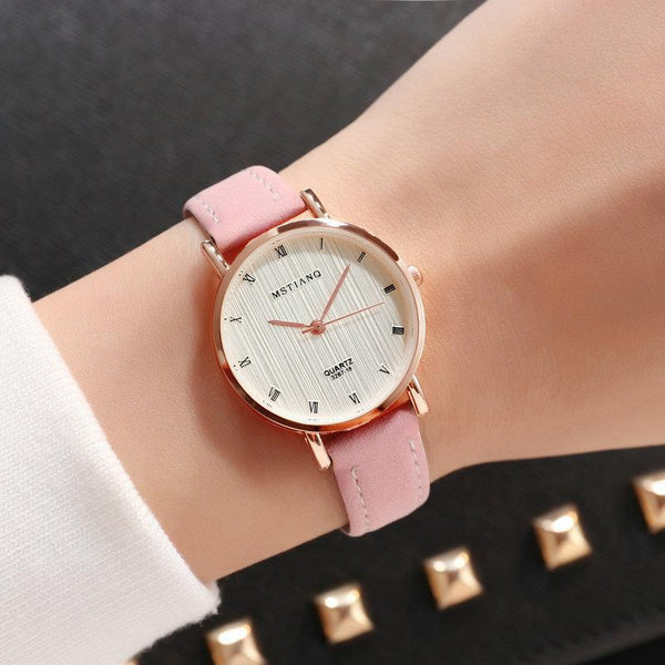 Reloj de Cuarzo para Dama Casual con Correa, Diseño de Pareja