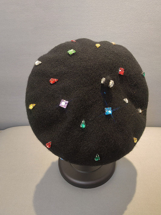 Boina Diamante Negra - Gorro Pintor Versátil y Cálido - Image 17