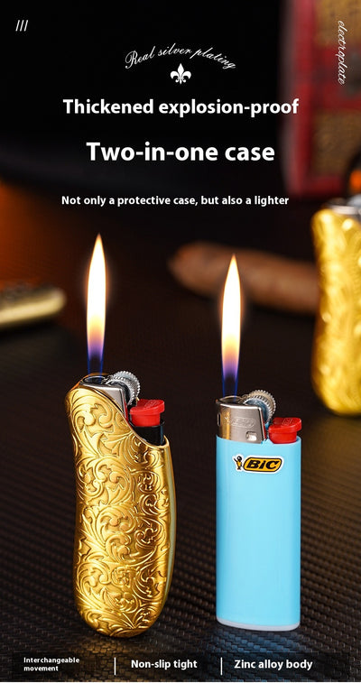Encendedor Metálico con Protector de Seguridad - Diseño Ergonómico - Image 33