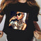 Camiseta Feminina Plus Size Preta - Manga Curta Verão