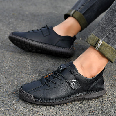 Botas Cortas para Hombre Talla Grande con Costura a Mano - Image 21