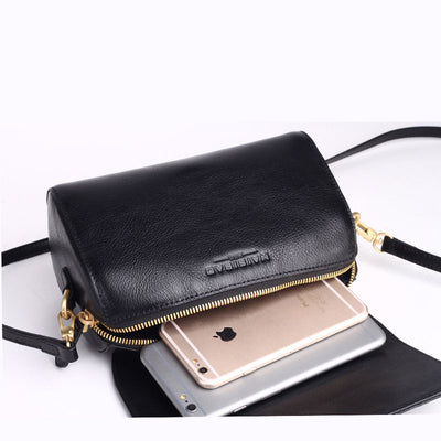 Bolso Mensajero de Cuero Genuino para Mujer - Image 9