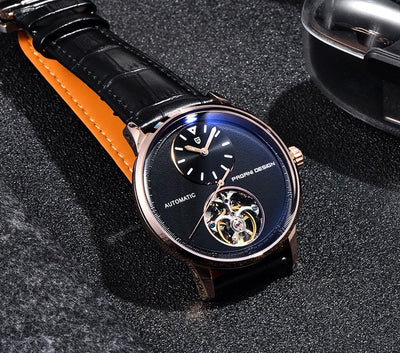 Reloj Automático Tourbillon de Lujo para Hombre con Esfera Luminosa - Image 17