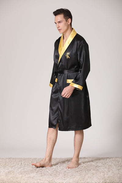 Bata de Seda para Hombre - Cómoda y Elegante para Verano - Image 37