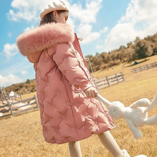 Abrigo Largo Acolchado para Niñas - Colección Invierno - Image 8
