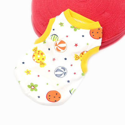 Chaleco Fino de Algodón Estampado para Mascotas - Colores Pastel Primavera Verano - Image 8