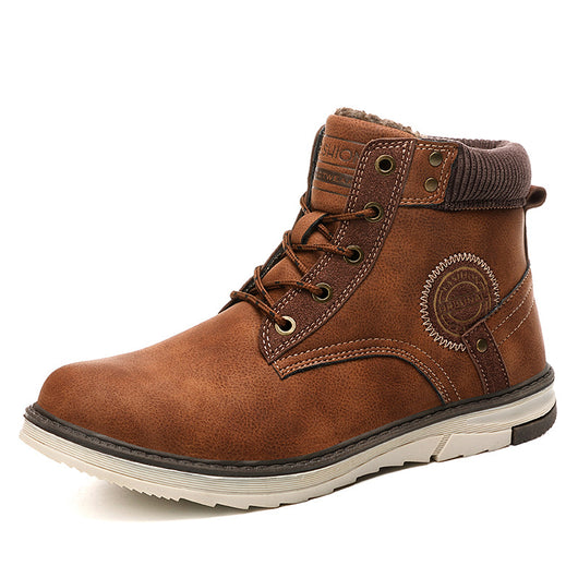 Botas Martin para Hombre de Cuero Premium con Forro de Cachemira - Image 4