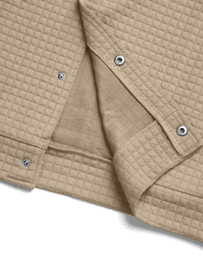 Camisa Tejida Suelta a Cuadros Jacquard para Hombre - Estilo Casual y Profesional - Image 11