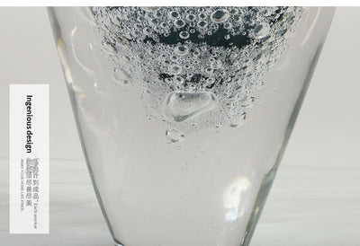 Jarrón de Cristal Elegante con Flores de Burbujas - Decoración Premium para Espacios de Lujo - Image 8