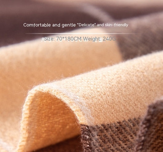 Chal de Cachemira Artificial Grueso para Mujer - Abrigo Cálido de Invierno - Image 11
