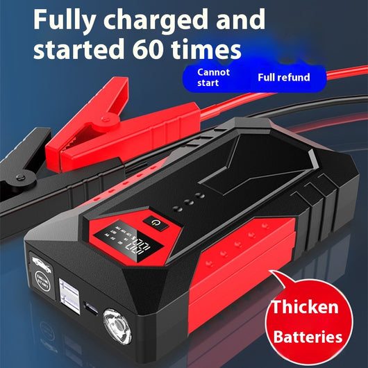 Arrancador de Emergencia Portátil 12V - Batería de Repuesto para Autos