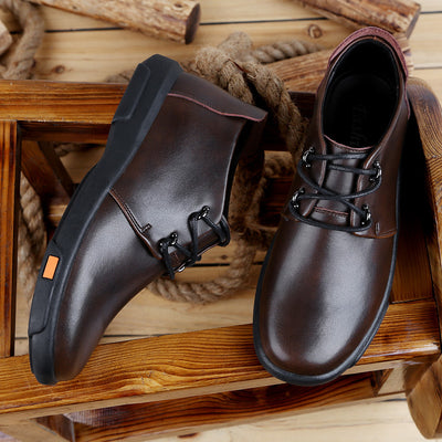 Zapatos Casuales de Cuero Nobuk para Hombre con Suela Flexible - Image 9