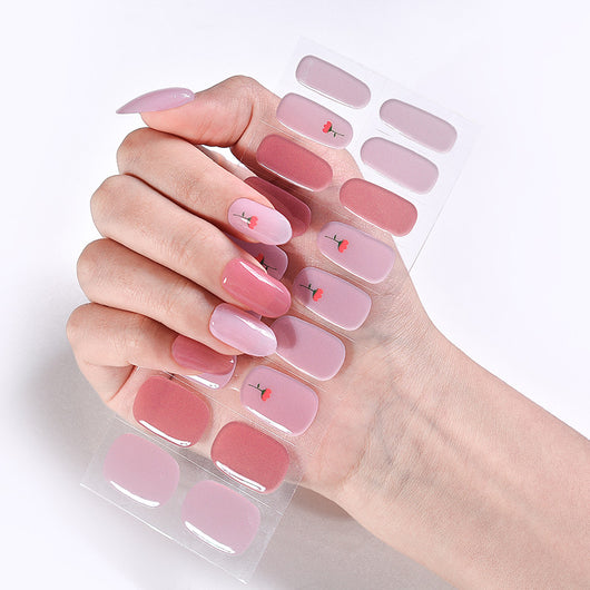 Pegatinas de Uñas en Gel Semipermanente 3D - Impermeables y Duraderas - Image 64