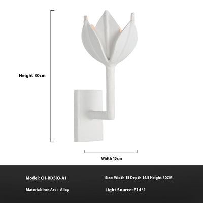Lámpara de Pared Floral Montaje Suave para Escaleras Modernas - Image 3