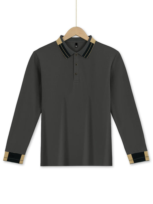 Camisa Casual de Negocios Manga Larga Solida para Hombre - Image 7