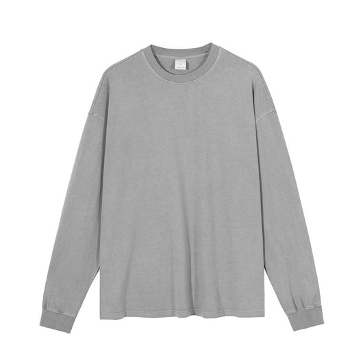 Camiseta Vintage Lavada Oversized de Manga Larga Premium - Image 19