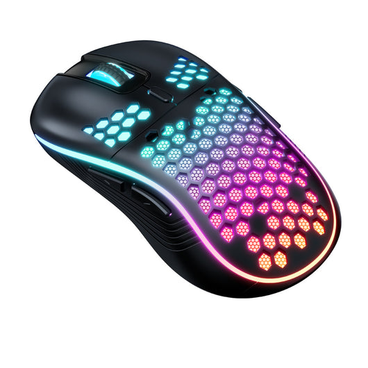 Ratón Gamer Inalámbrico Dual Mode RGB con Estructura Honeycomb SA-1 - Image 8