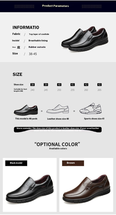Zapatos de Cuero Ejecutivos Versátiles con Suela Flexible - Image 9
