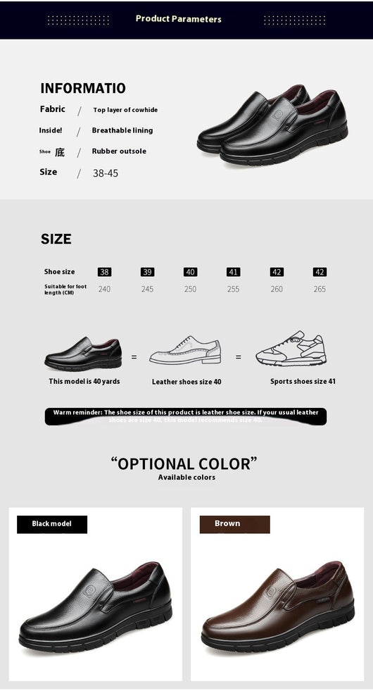 Zapatos de Cuero Ejecutivos Versátiles con Suela Flexible - Image 9