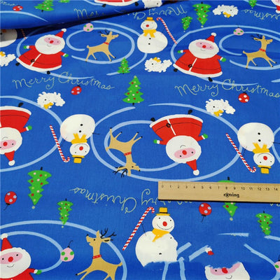 Tela de Algodón Twill Estampado Navideño para Ropa de Cama - Image 10