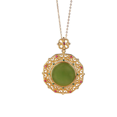 Colgante Retro Hueco Elegante con Patrón de Moda - Image 8