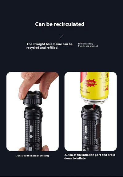 Linterna LED Multifunción Impermeable 3 en 1 con Encendedor - Image 23