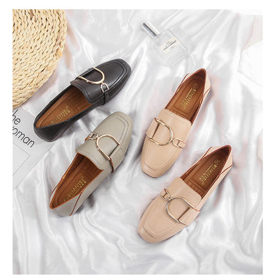 Zapatos de Cuero Británicos Clásicos con Punta Cuadrada y Suela Blanda - Image 11