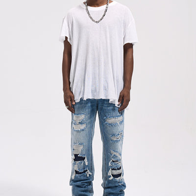 Jeans Vintage Sueltos y Cómodos para Hombre - Image 11