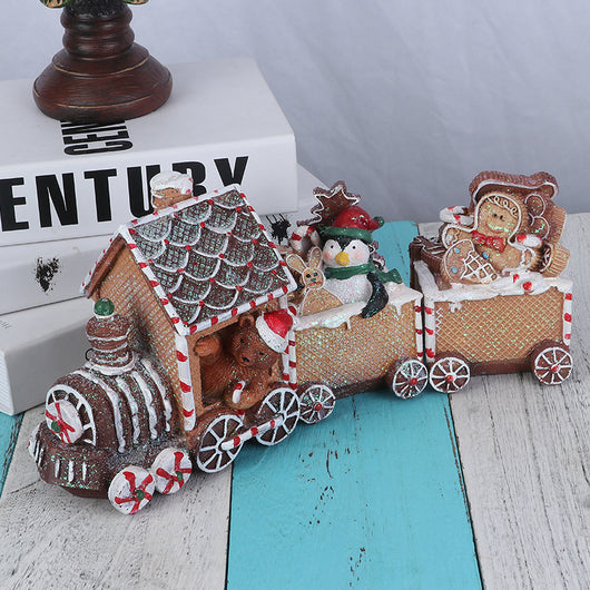 Tren Navideño de Resina Artesanal - Image 4