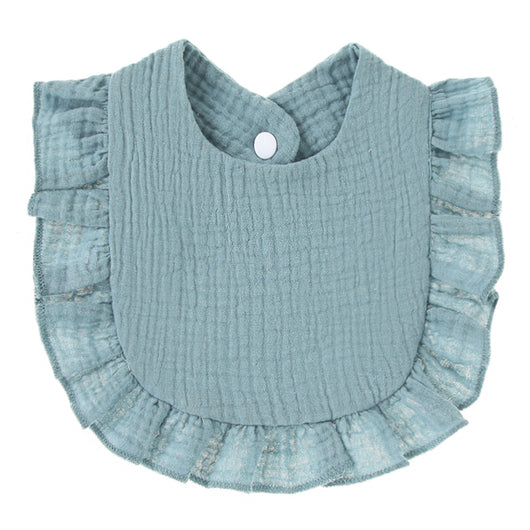 Babero de Gasa de Algodón con Encaje y Bolsillo Absorbente - Image 39