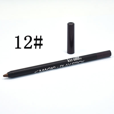 Lápiz Delineador 12 Colores Perla para Ojos - Línea de Agua Sedosa - Image 11