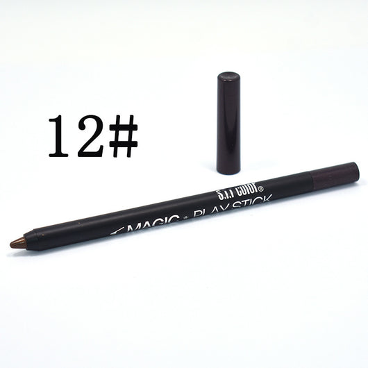 Lápiz Delineador 12 Colores Perla para Ojos - Línea de Agua Sedosa - Image 11