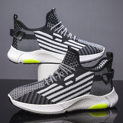 Zapatillas Deportivas Tejidas Transpirables para Correr - Sneakers Modernos para Hombre - Image 7