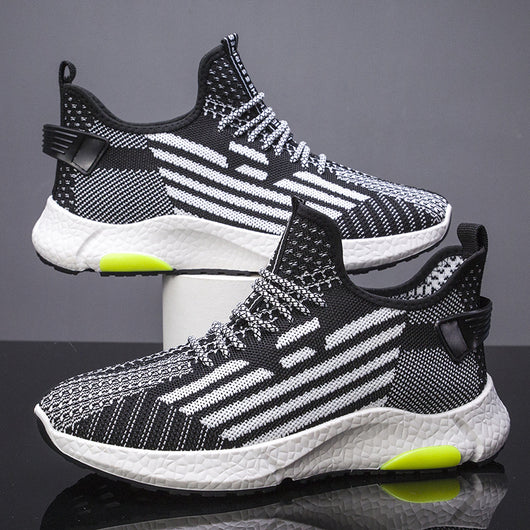 Zapatillas Deportivas Tejidas Transpirables para Correr - Sneakers Modernos para Hombre - Image 7