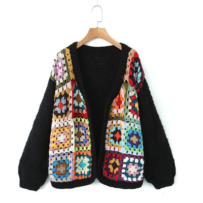 Suéter Holgado con Bordado Floral para Mujer - Image 6