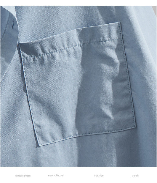Camisa Casual de Algodón Talla Grande con Efecto Reductor - Image 13