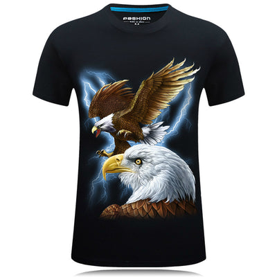 Playera Hombre Manga Corta con Estampado Digital 3D - Image 3