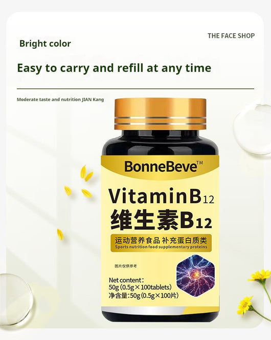 Tabletas de Vitamina B12 para Deportistas - Suplemento Energético - Image 6