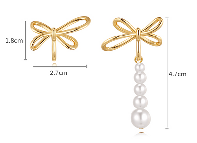 Aretes Mariposa de Perla para Verano - Elegancia Delicada - Image 8