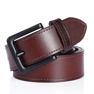 Cinturón de Cuero para Hombre Hebilla Simple Elegante - Image 12