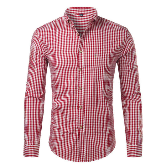 Camisa Cuadros Hombre Manga Larga Primavera Otoño - Image 17