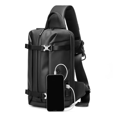 Bolsa Bandolera Impermeable Oxford de Un Hombro para Aventuras - Image 5