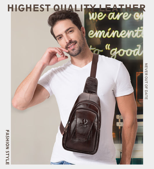Bolso de Hombro en Cuero Vacuno Completo para Trabajo y Viajes - Image 5
