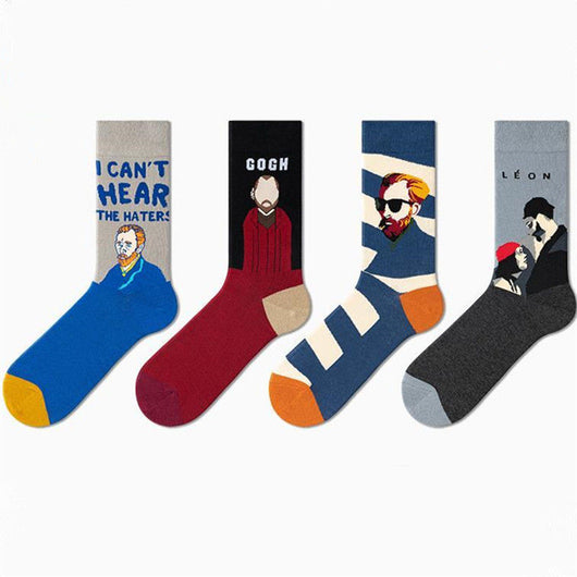 Calcetines de Moda Urbana para Hombre - Estilo Personalizado - Image 2