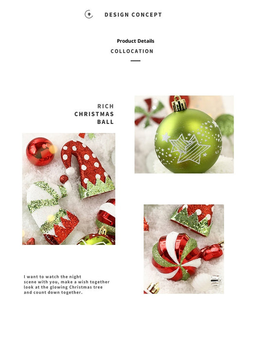 Juego de Adornos Navideños Pintados a Mano - Image 13