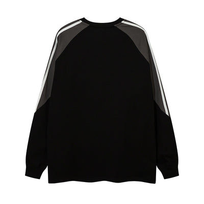 Camiseta Manga Larga con Bordado de Letras para Hombre - Image 9