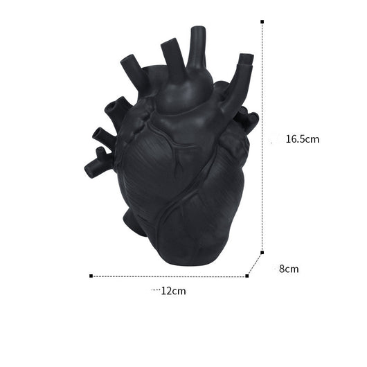 Florero Decorativo en Forma de Corazón, Estilo Nórdico, Escultura de Cerámica para el Hogar - Image 11