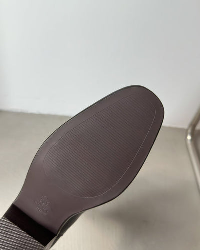 Botas Tobilleras Estilo Francés en Cuero Genuino con Punta Cuadrada y Tacón Robusto - Image 15