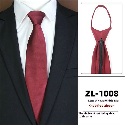 Corbata con Cierre Ejecutiva sin Nudo para Hombre - Image 13